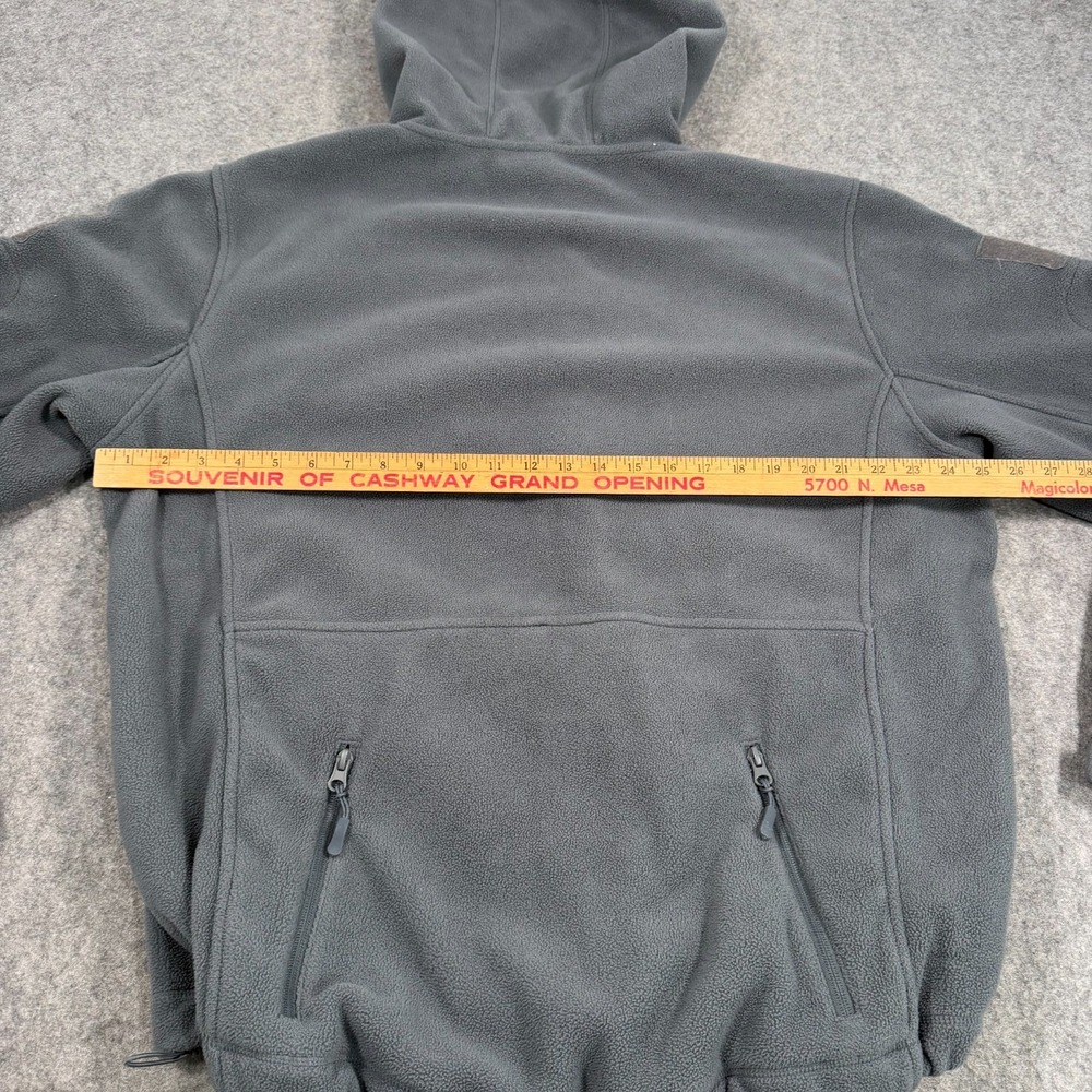Baerskin Tactical Steel Gray Full Zip-Up Fleece Hoodie Jacket Men's Size XL - Picture 6 of 6
